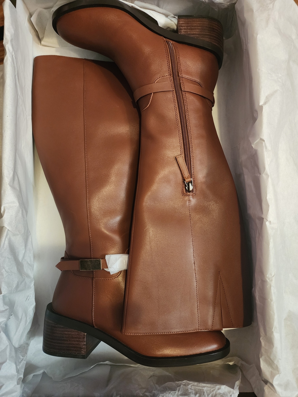 New Linea Paolo Cognac Rider Boots